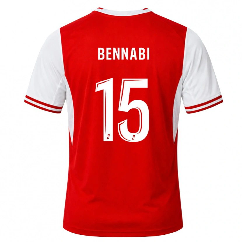 Danxen Dames Rayan Bennabi #15 Rood Wit Thuisshirt Thuistenue 2026/27 T-Shirt
