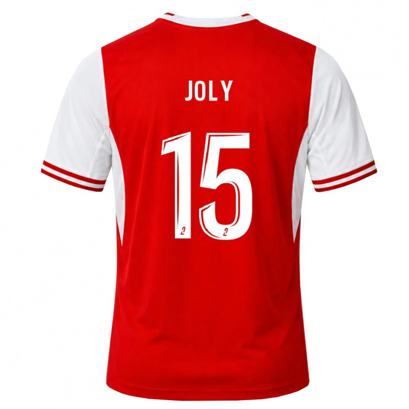 Danxen Dames Lou-Ann Joly #15 Rood Wit Thuisshirt Thuistenue 2026/27 T-Shirt