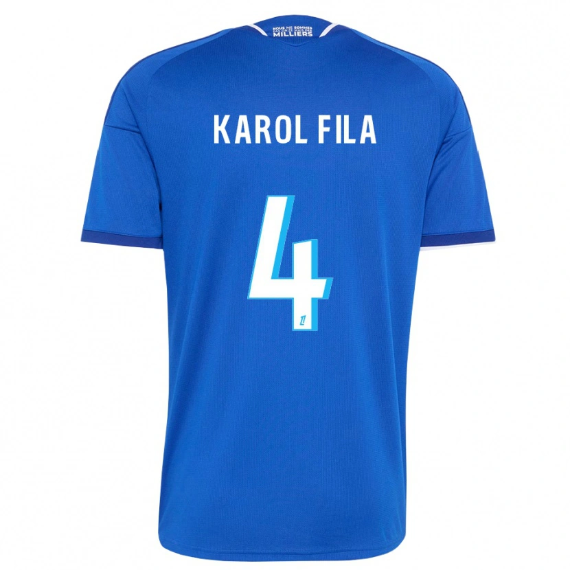 Danxen Dames Karol Fila #4 Koninklijk Blauw Wit Thuisshirt Thuistenue 2026/27 T-Shirt
