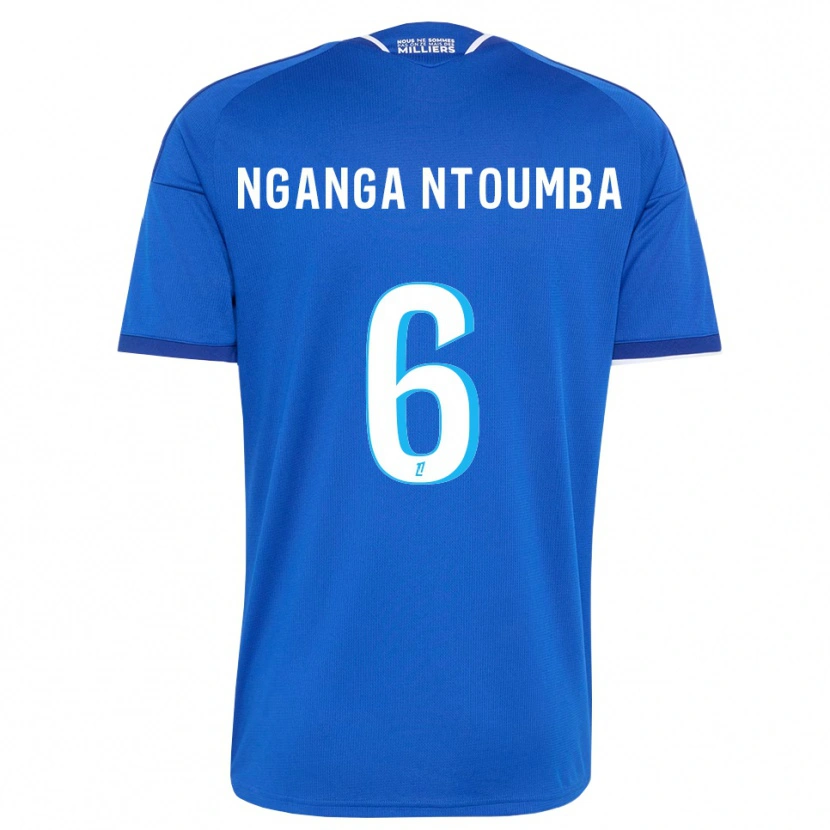 Danxen Dames Monfils Nganga Ntoumba #6 Koninklijk Blauw Wit Thuisshirt Thuistenue 2026/27 T-Shirt