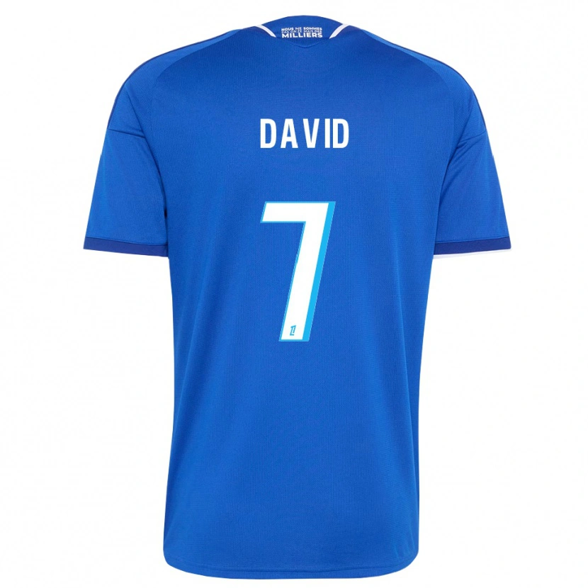 Danxen Dames David #7 Koninklijk Blauw Wit Thuisshirt Thuistenue 2026/27 T-Shirt