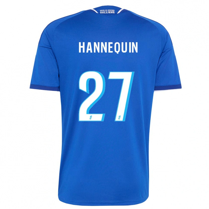 Danxen Dames Laurine Hannequin #27 Koninklijk Blauw Wit Thuisshirt Thuistenue 2026/27 T-Shirt