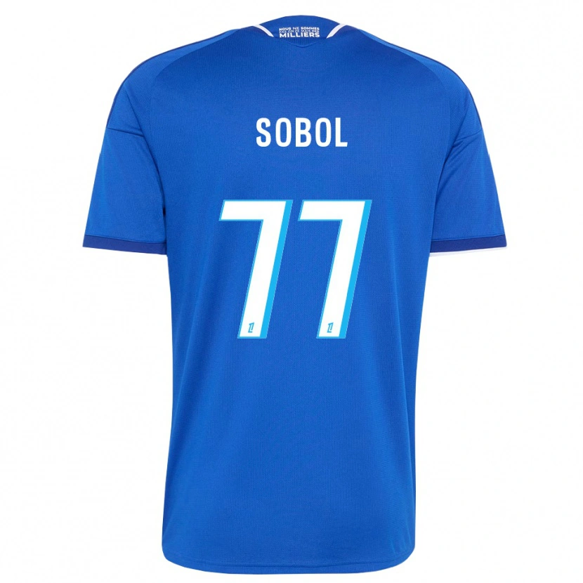 Danxen Dames Eduard Sobol #77 Koninklijk Blauw Wit Thuisshirt Thuistenue 2026/27 T-Shirt