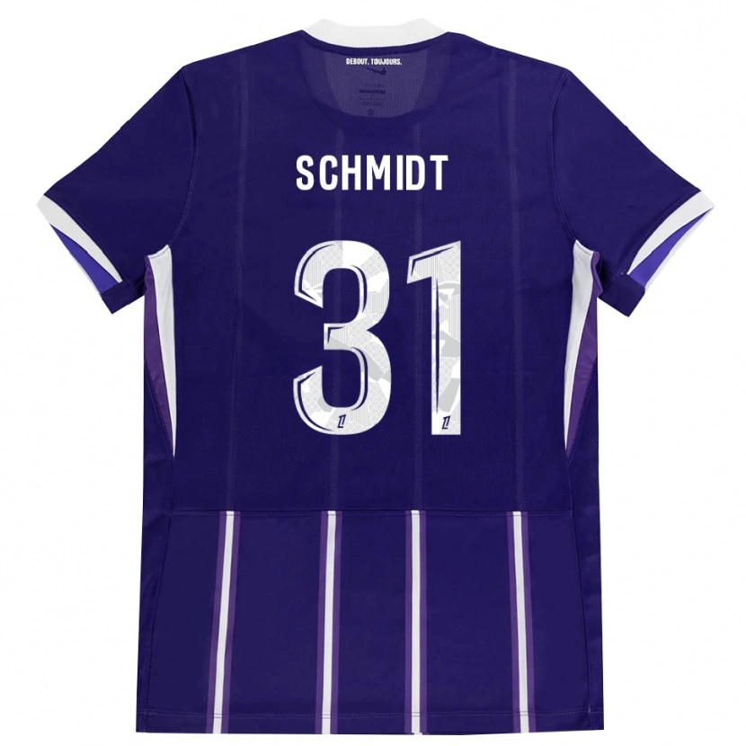 Danxen Dames Niklas Schmidt #31 Paars Wit Thuisshirt Thuistenue 2026/27 T-Shirt