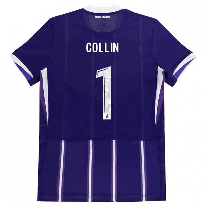 Danxen Dames Théo Collin #1 Paars Wit Thuisshirt Thuistenue 2026/27 T-Shirt