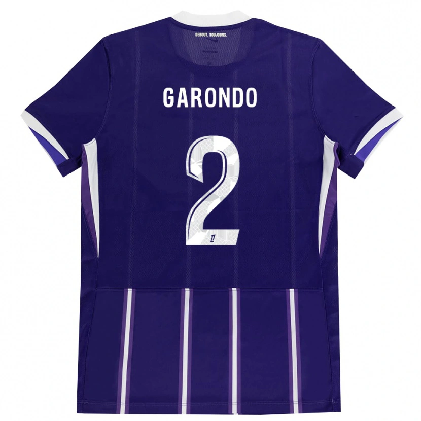 Danxen Dames Thibaud Garondo #2 Paars Wit Thuisshirt Thuistenue 2026/27 T-Shirt