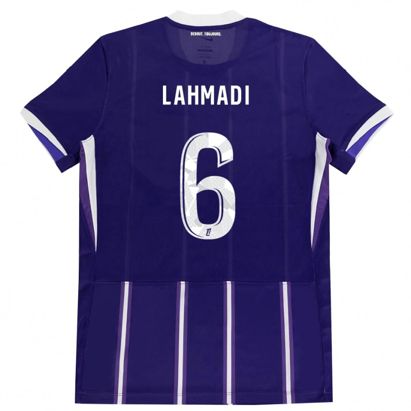 Danxen Dames Noah Lahmadi #6 Paars Wit Thuisshirt Thuistenue 2026/27 T-Shirt