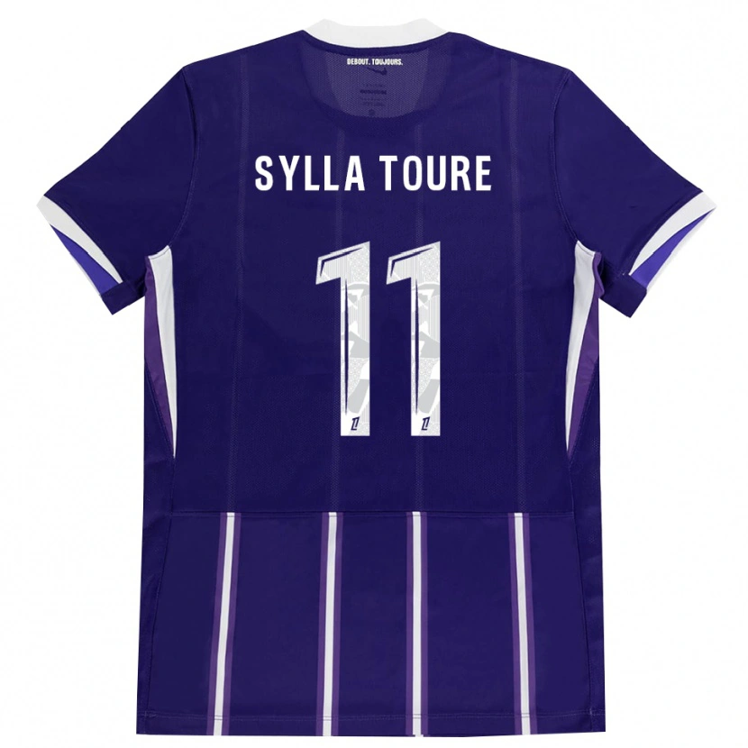 Danxen Dames Ismael Sylla Touré #11 Paars Wit Thuisshirt Thuistenue 2026/27 T-Shirt