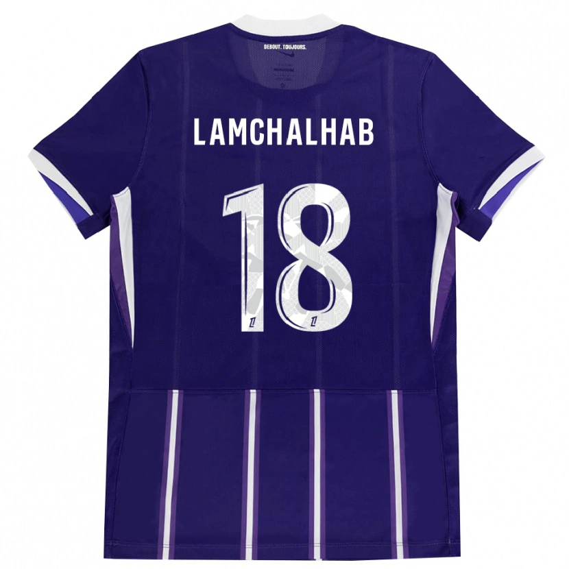 Danxen Dames Merwan Lamchalhab #18 Paars Wit Thuisshirt Thuistenue 2026/27 T-Shirt