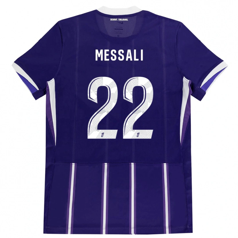 Danxen Dames Rafik Messali #22 Paars Wit Thuisshirt Thuistenue 2026/27 T-Shirt