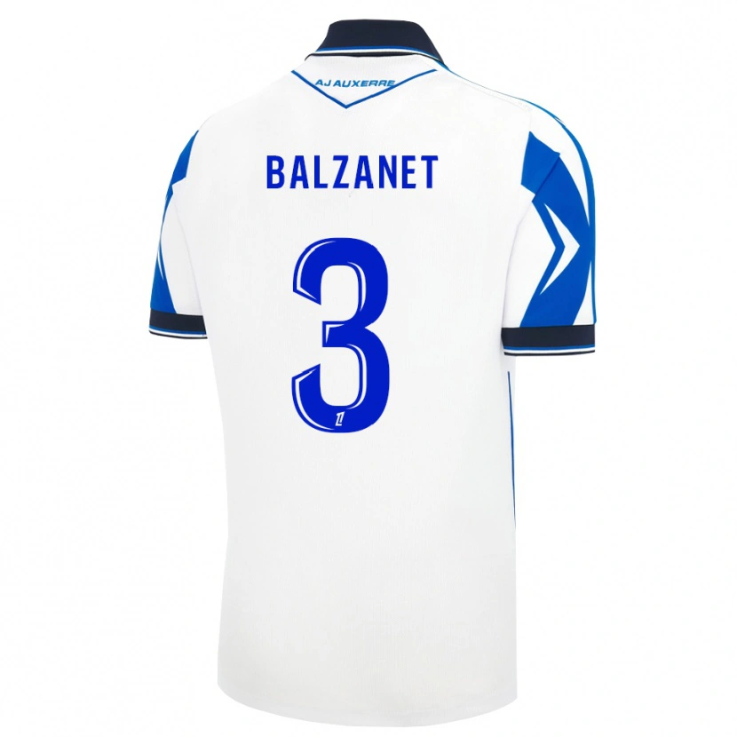 Danxen Dames Guillaume Balzanet #3 Zwart Wit Blauw Thuisshirt Thuistenue 2026/27 T-Shirt