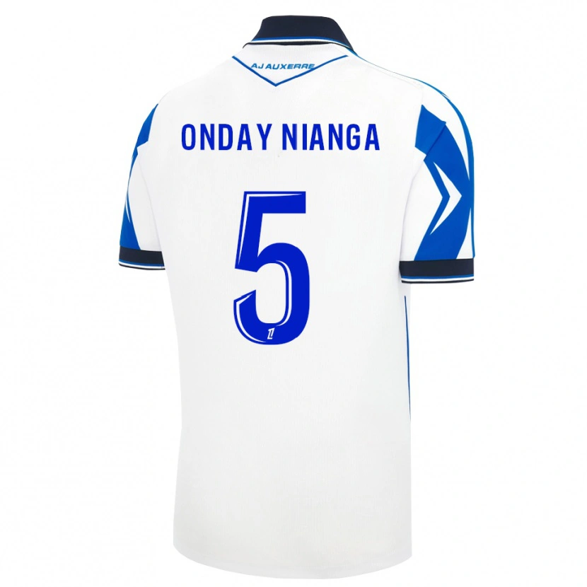 Danxen Dames Ata-Yis Onday Nianga #5 Zwart Wit Blauw Thuisshirt Thuistenue 2026/27 T-Shirt