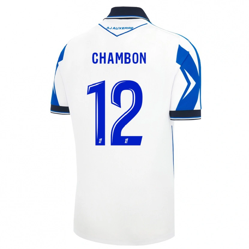 Danxen Dames Maxence Chambon #12 Zwart Wit Blauw Thuisshirt Thuistenue 2026/27 T-Shirt