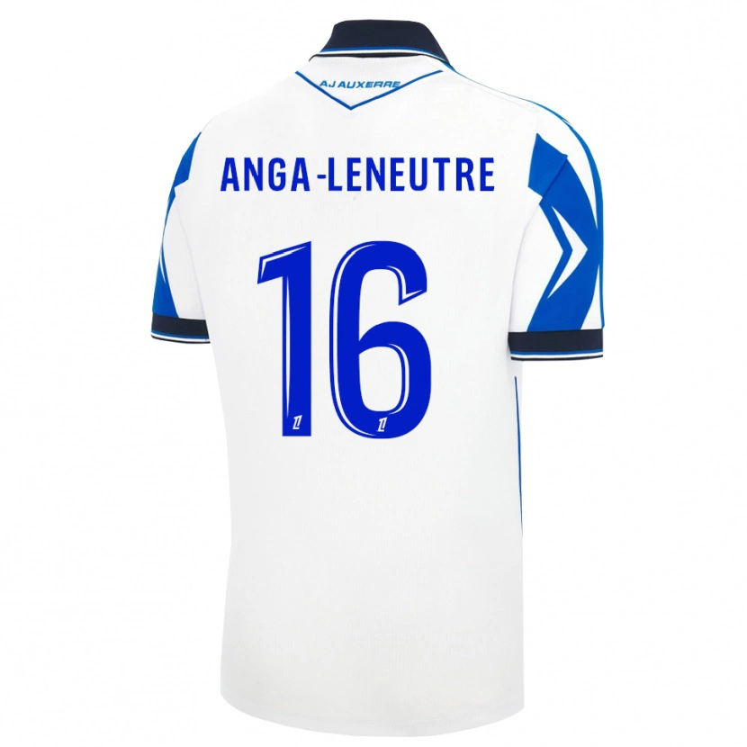 Danxen Dames Nathan Anga-Leneutre #16 Zwart Wit Blauw Thuisshirt Thuistenue 2026/27 T-Shirt