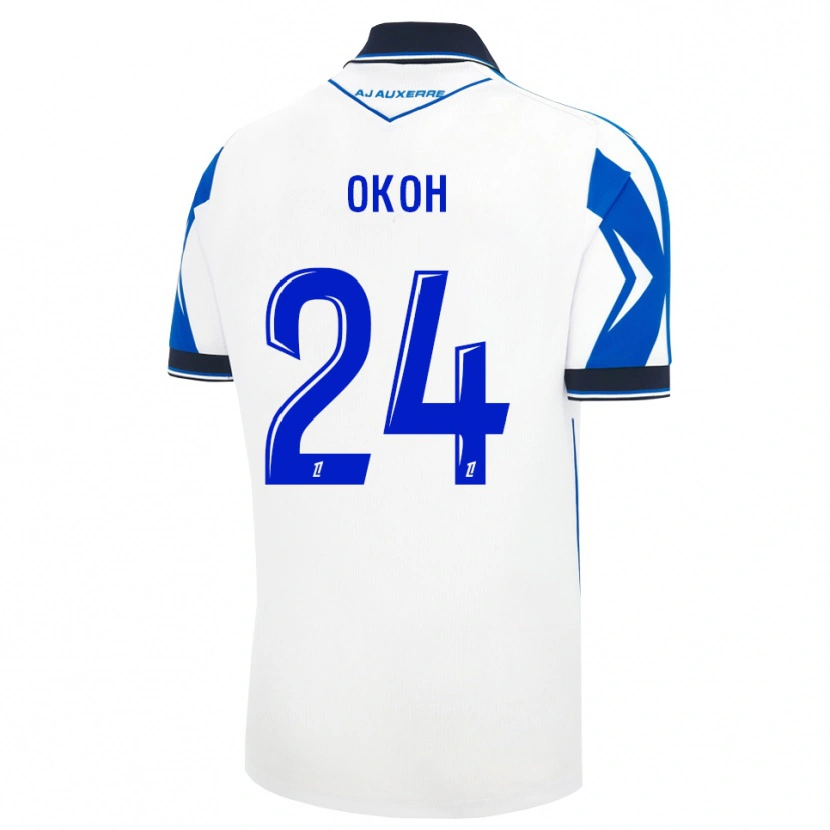 Danxen Dames Bryan Okoh #24 Zwart Wit Blauw Thuisshirt Thuistenue 2026/27 T-Shirt