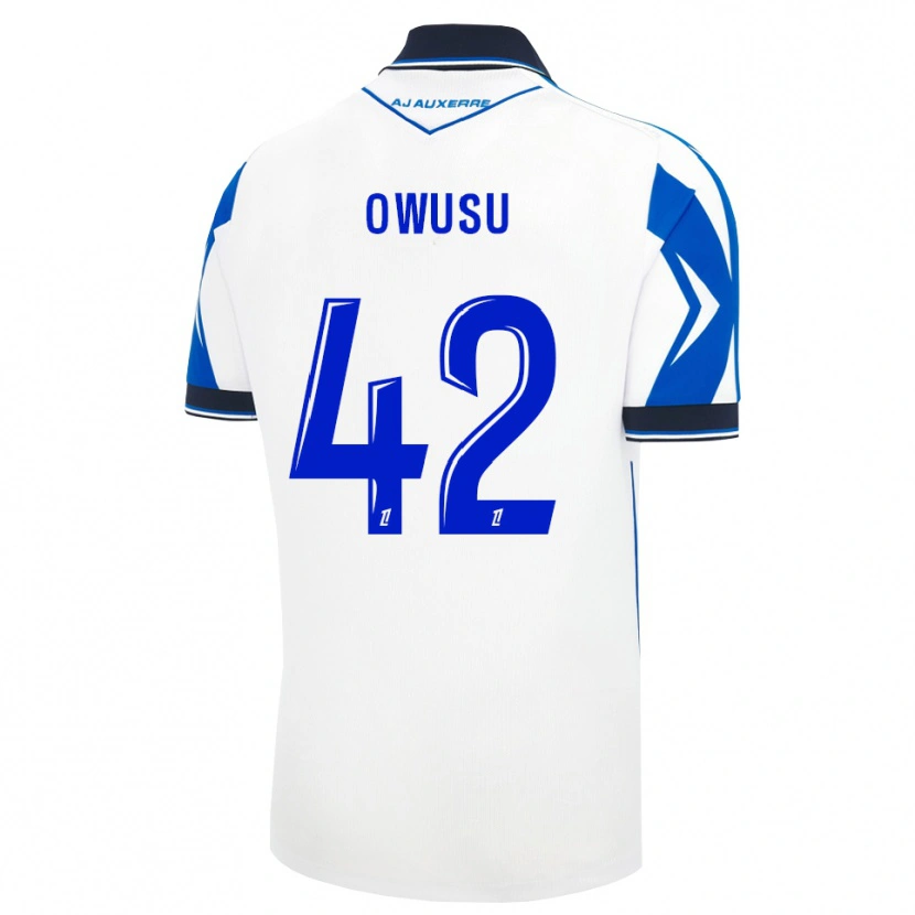 Danxen Dames Elisha Owusu #42 Zwart Wit Blauw Thuisshirt Thuistenue 2026/27 T-Shirt