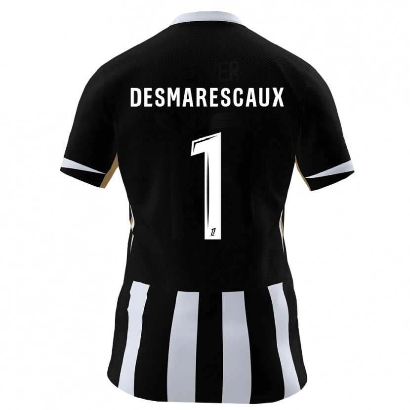 Danxen Dames Émile Desmarescaux #1 Zwart Blauw Thuisshirt Thuistenue 2026/27 T-Shirt