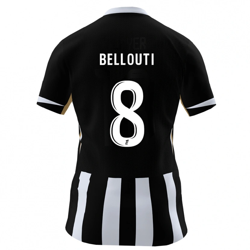 Danxen Dames Enzo Bellouti #8 Zwart Blauw Thuisshirt Thuistenue 2026/27 T-Shirt