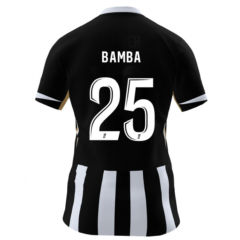 Danxen Dames Abdoulaye Bamba #25 Zwart Blauw Thuisshirt Thuistenue 2026/27 T-Shirt