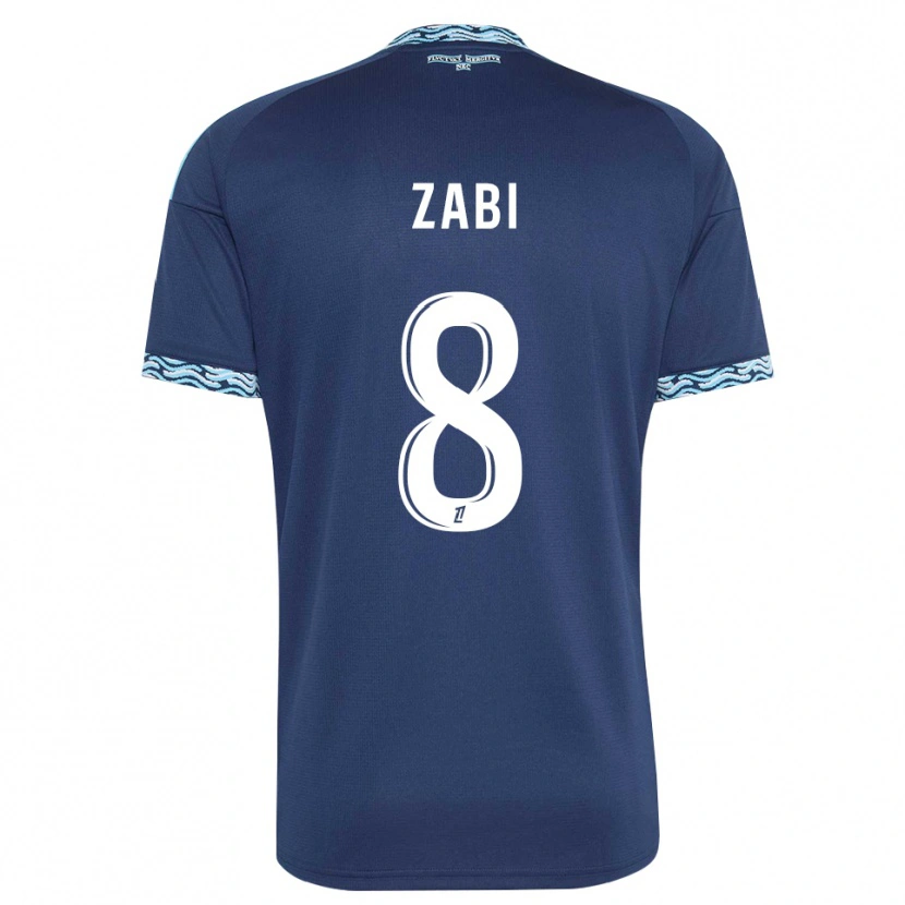 Danxen Dames Patrick Zabi #8 Staalblauw Wit Thuisshirt Thuistenue 2026/27 T-Shirt