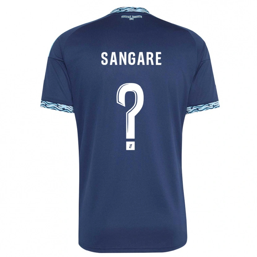 Danxen Dames Hawa Sangare #0 Staalblauw Wit Thuisshirt Thuistenue 2026/27 T-Shirt