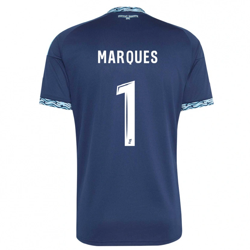 Danxen Dames Inès Marques #1 Staalblauw Wit Thuisshirt Thuistenue 2026/27 T-Shirt
