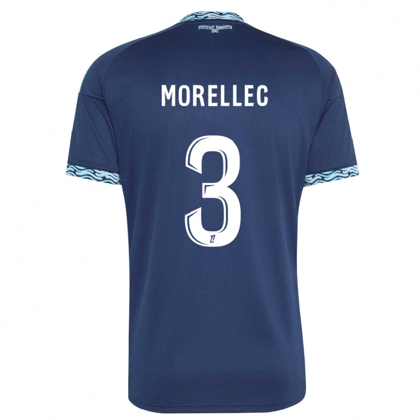 Danxen Dames Lucien Morellec #3 Staalblauw Wit Thuisshirt Thuistenue 2026/27 T-Shirt