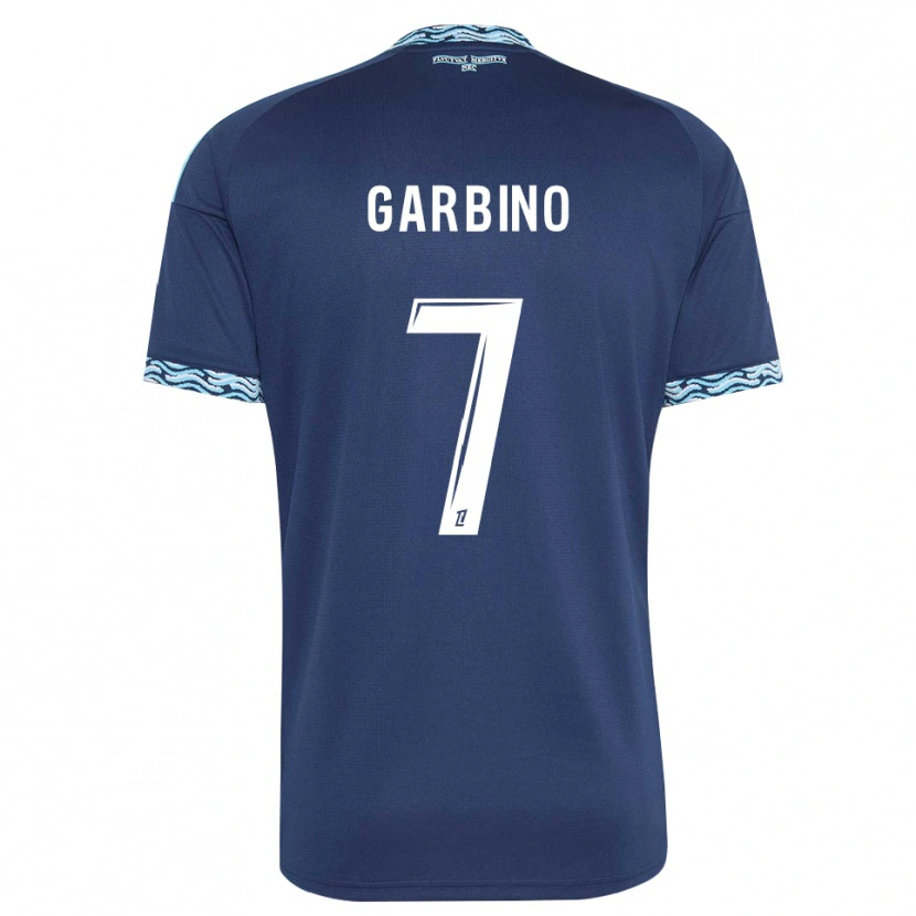 Danxen Dames Maëlle Garbino #7 Staalblauw Wit Thuisshirt Thuistenue 2026/27 T-Shirt