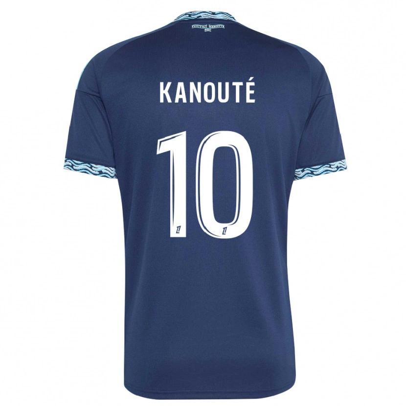 Danxen Dames Makan Kanouté #10 Staalblauw Wit Thuisshirt Thuistenue 2026/27 T-Shirt
