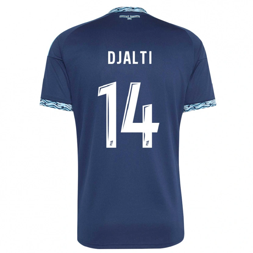 Danxen Dames Nadir Djalti #14 Staalblauw Wit Thuisshirt Thuistenue 2026/27 T-Shirt