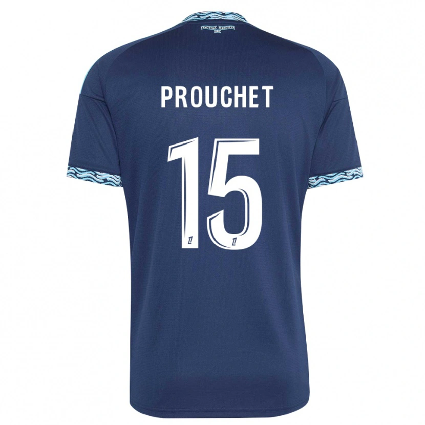 Danxen Dames Killian Prouchet #15 Staalblauw Wit Thuisshirt Thuistenue 2026/27 T-Shirt