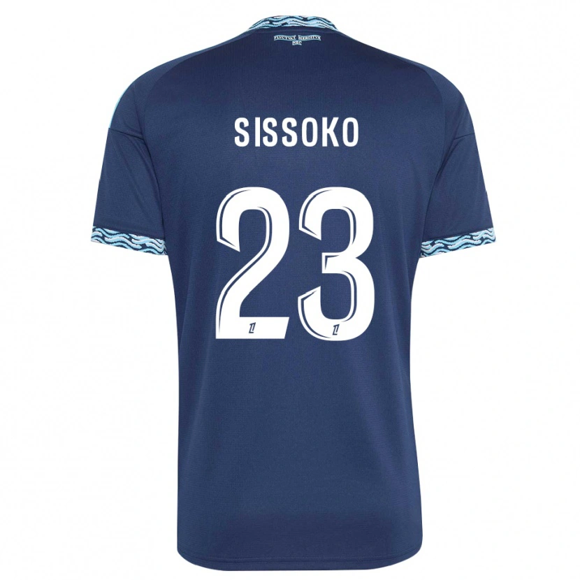 Danxen Dames Teninsoun Sissoko #23 Staalblauw Wit Thuisshirt Thuistenue 2026/27 T-Shirt