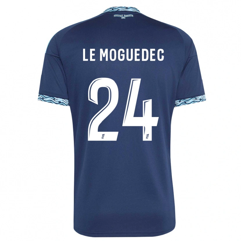 Danxen Dames Anaële Le Moguedec #24 Staalblauw Wit Thuisshirt Thuistenue 2026/27 T-Shirt