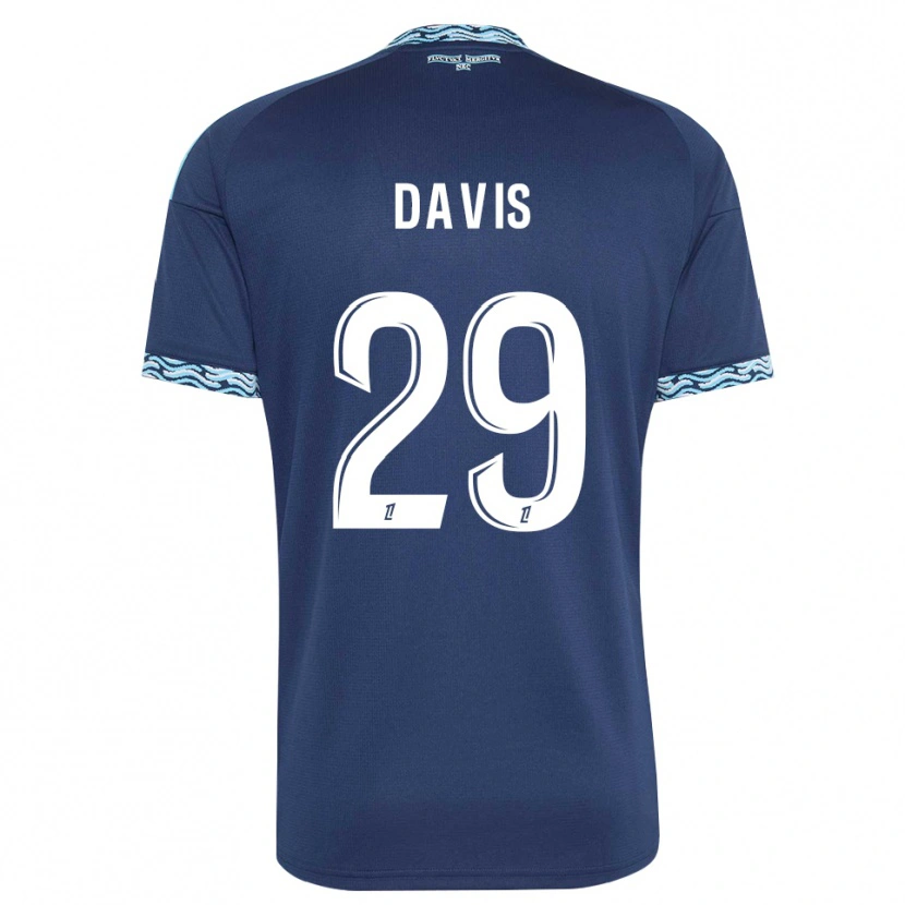 Danxen Dames Deja Davis #29 Staalblauw Wit Thuisshirt Thuistenue 2026/27 T-Shirt