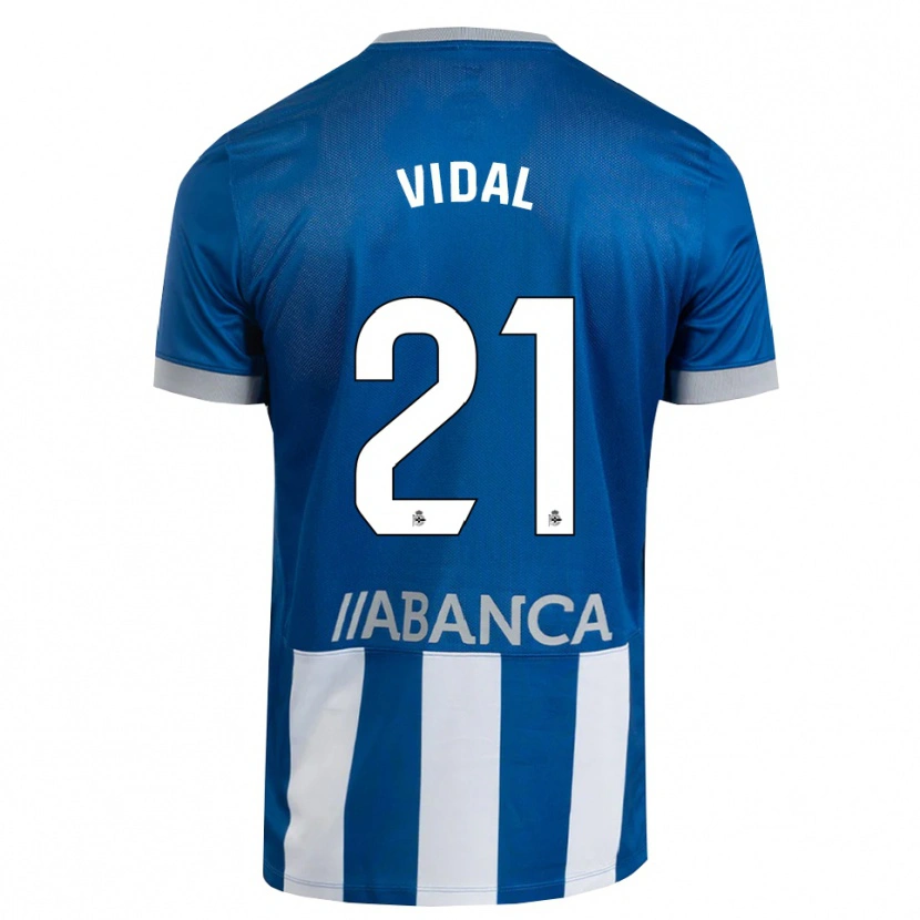 Danxen Dames Iker Vidal #21 Blauw Grijs Wit Thuisshirt Thuistenue 2026/27 T-Shirt