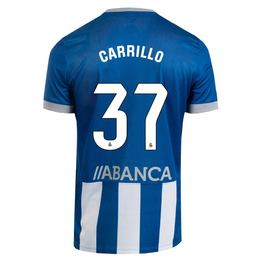 Danxen Dames Noé Carrillo #37 Blauw Grijs Wit Thuisshirt Thuistenue 2026/27 T-Shirt