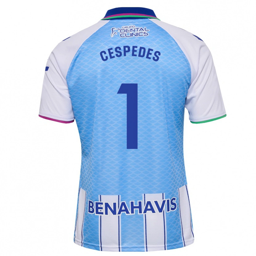 Danxen Dames Andrés Céspedes #1 Diep Hemelsblauw Wit Thuisshirt Thuistenue 2026/27 T-Shirt
