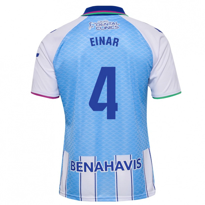 Danxen Dames Einar Galilea #4 Diep Hemelsblauw Wit Thuisshirt Thuistenue 2026/27 T-Shirt