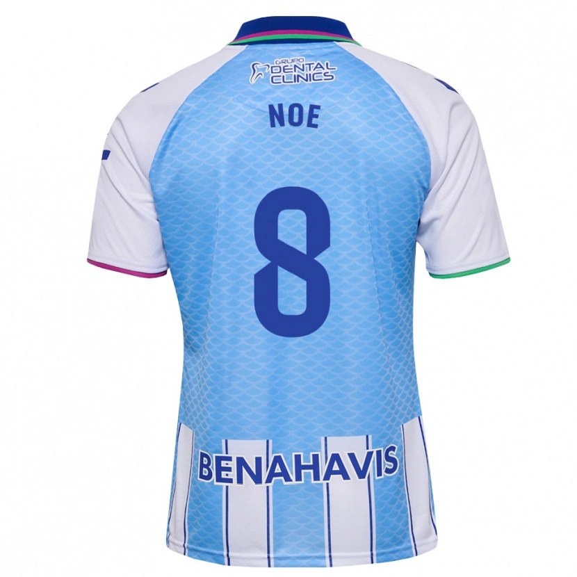 Danxen Dames Noelia Salas Mullens #8 Diep Hemelsblauw Wit Thuisshirt Thuistenue 2026/27 T-Shirt