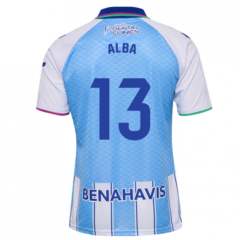 Danxen Dames Alba #13 Diep Hemelsblauw Wit Thuisshirt Thuistenue 2026/27 T-Shirt