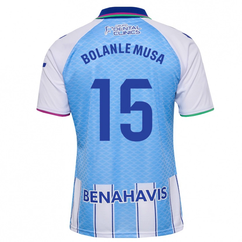 Danxen Dames Wahab Bolanle Musa #15 Diep Hemelsblauw Wit Thuisshirt Thuistenue 2026/27 T-Shirt