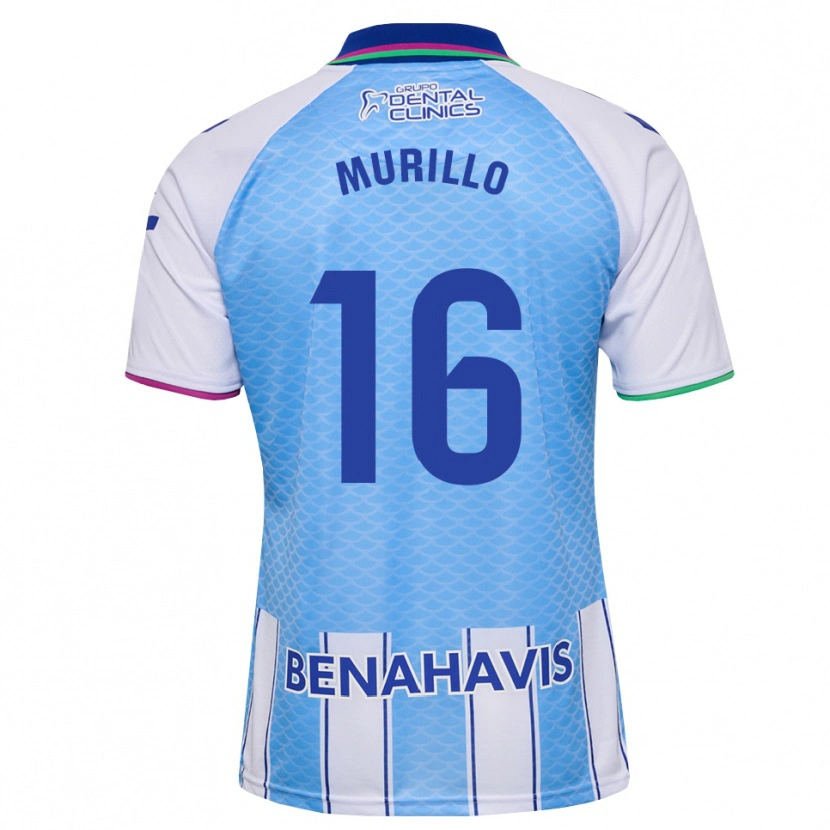Danxen Dames Diego Murillo #16 Diep Hemelsblauw Wit Thuisshirt Thuistenue 2026/27 T-Shirt