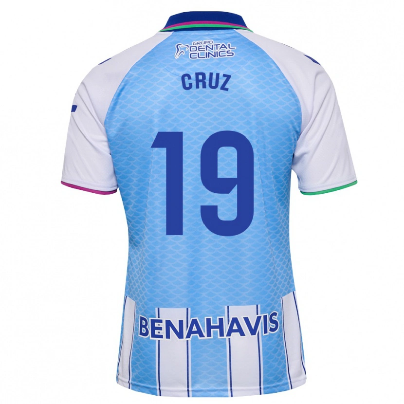 Danxen Dames Juan Cruz #19 Diep Hemelsblauw Wit Thuisshirt Thuistenue 2026/27 T-Shirt