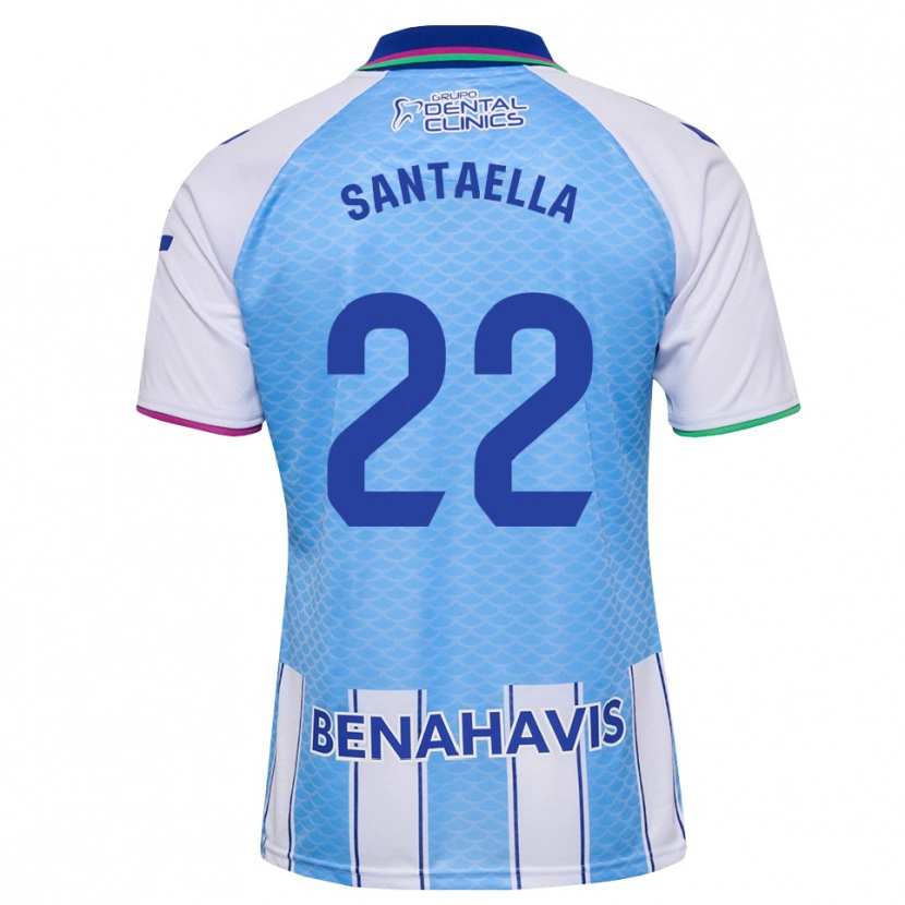 Danxen Dames Miguel Santaella #22 Diep Hemelsblauw Wit Thuisshirt Thuistenue 2026/27 T-Shirt