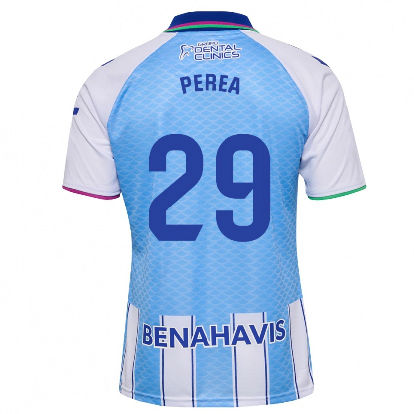 Danxen Dames Gorka Perea #29 Diep Hemelsblauw Wit Thuisshirt Thuistenue 2026/27 T-Shirt