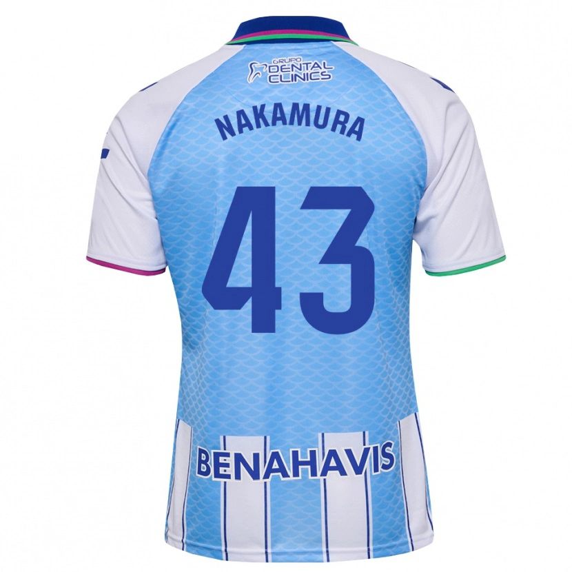 Danxen Dames Mare Nakamura #43 Diep Hemelsblauw Wit Thuisshirt Thuistenue 2026/27 T-Shirt