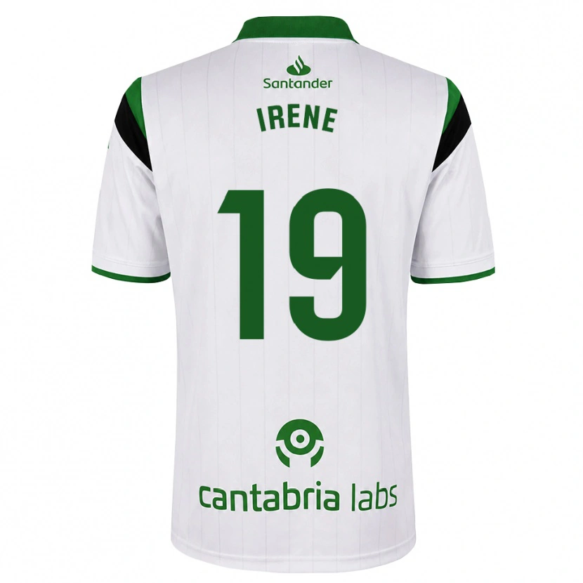 Danxen Dames Irene Canal Gómez #19 Wit Groen Zwart Thuisshirt Thuistenue 2026/27 T-Shirt