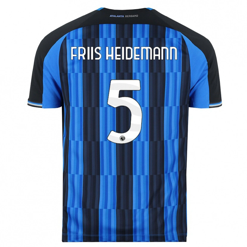 Danxen Dames Lukas Friis Heidemann #5 Blauw Zwart Rood Thuisshirt Thuistenue 2026/27 T-Shirt