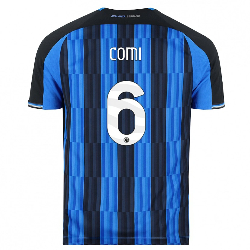 Danxen Dames Pietro Comi #6 Blauw Zwart Rood Thuisshirt Thuistenue 2026/27 T-Shirt
