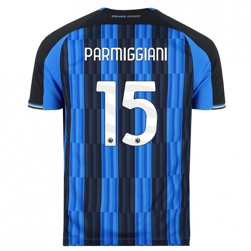 Danxen Dames Pietro Parmiggiani #15 Blauw Zwart Rood Thuisshirt Thuistenue 2026/27 T-Shirt